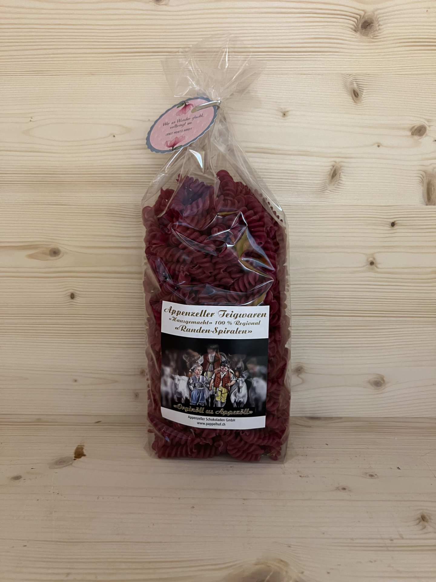 Randen-Spiralen Nudeln Hausgemacht